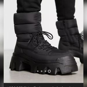 ASOS buffer boots with chunky sole